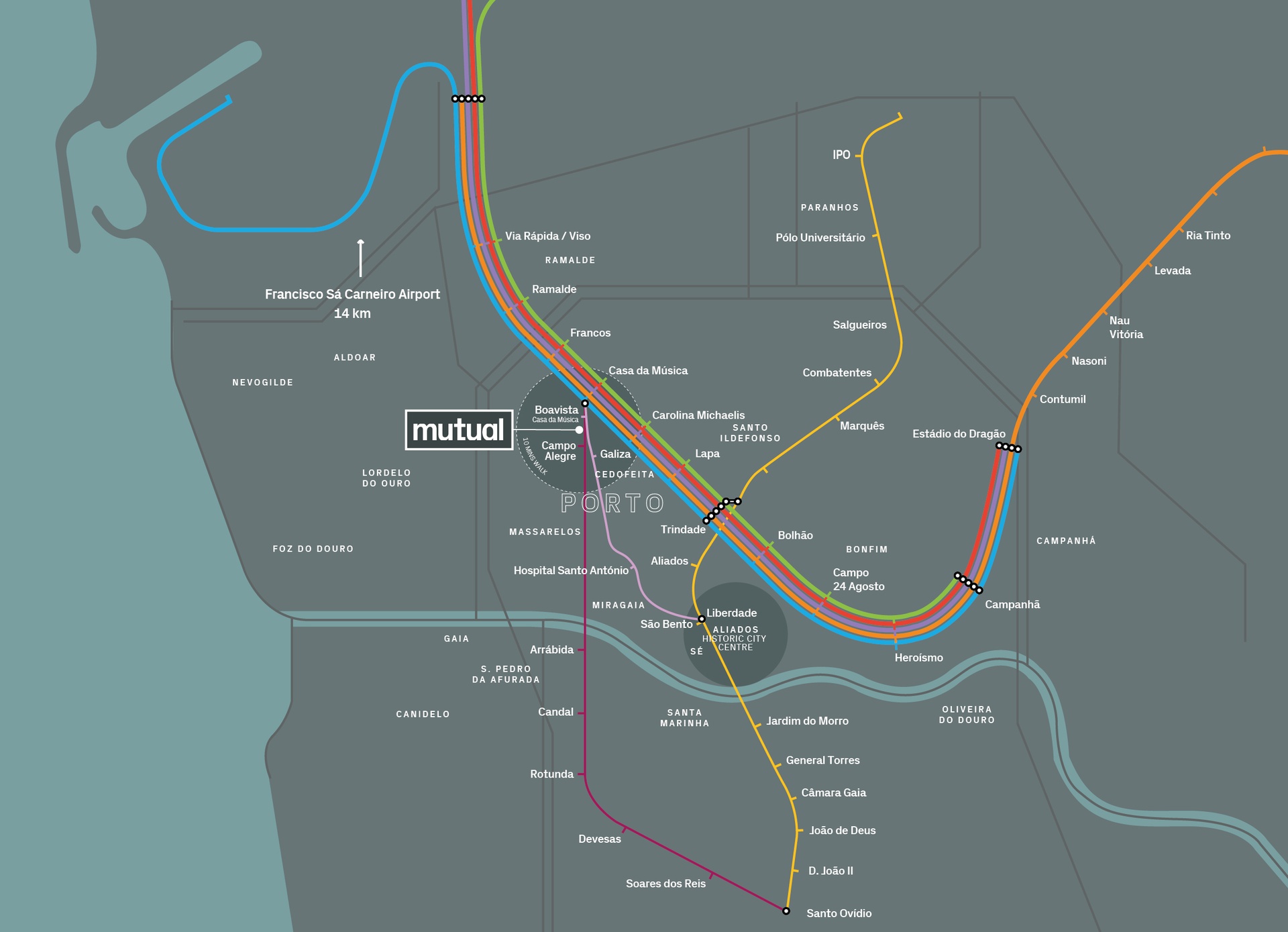 metro map_porto